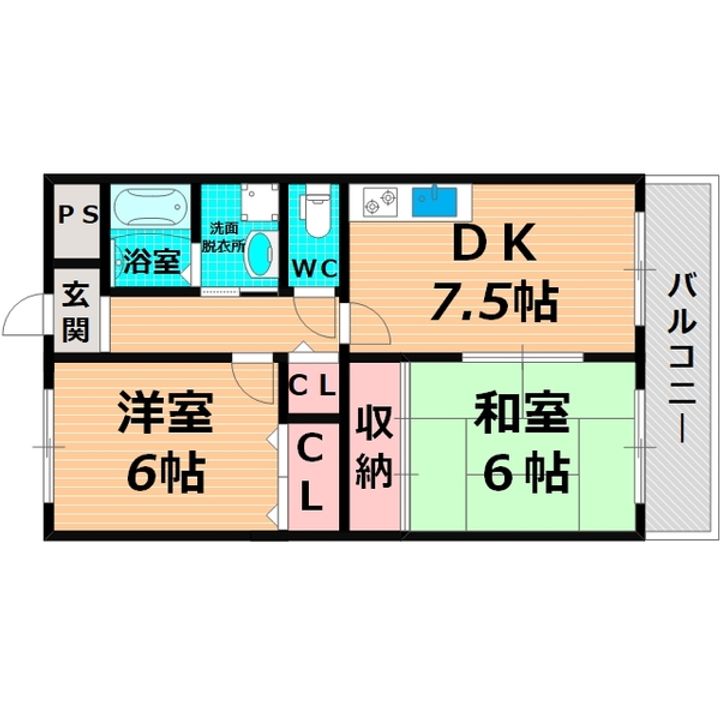 ISM大阪城公園の間取り