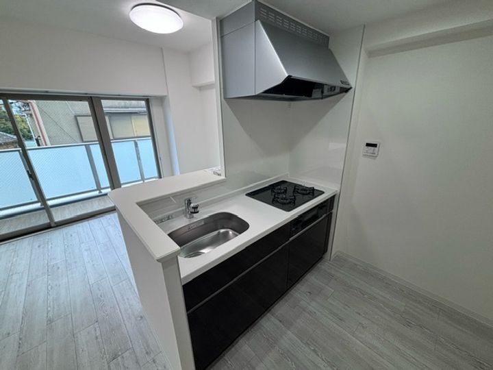 大阪府大阪市旭区赤川4(マンション)の賃貸物件のキッチン