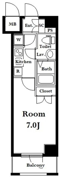 グランド・ガーラ南麻布の間取り