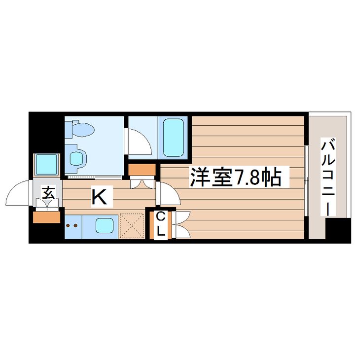 レジデンス片平の間取り