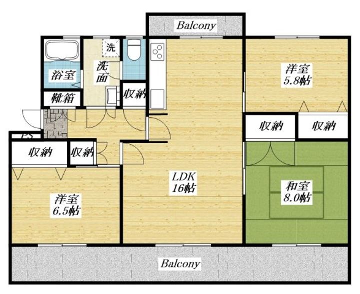 エステート百草台の間取り