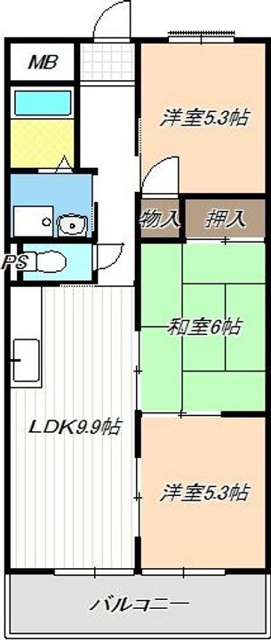 みず貴の間取り