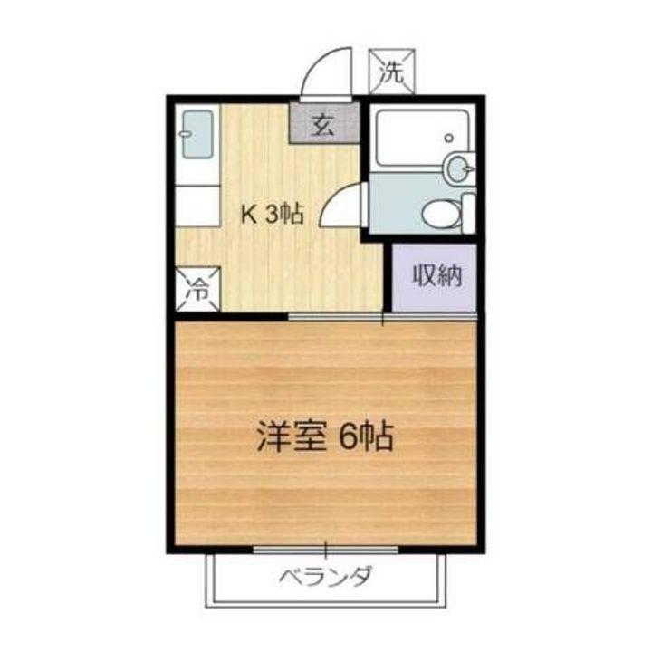 東京都狛江市猪方3(アパート)の賃貸物件の間取り