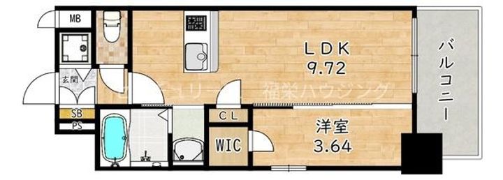 横堤駅上マンション誕生です★Lu・RaRa諸口の間取り