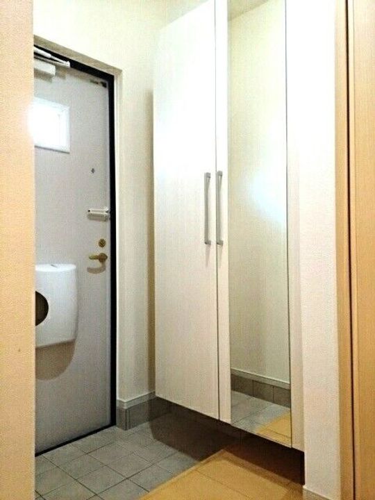 福島県伊達市柳内(アパート)の賃貸物件の玄関