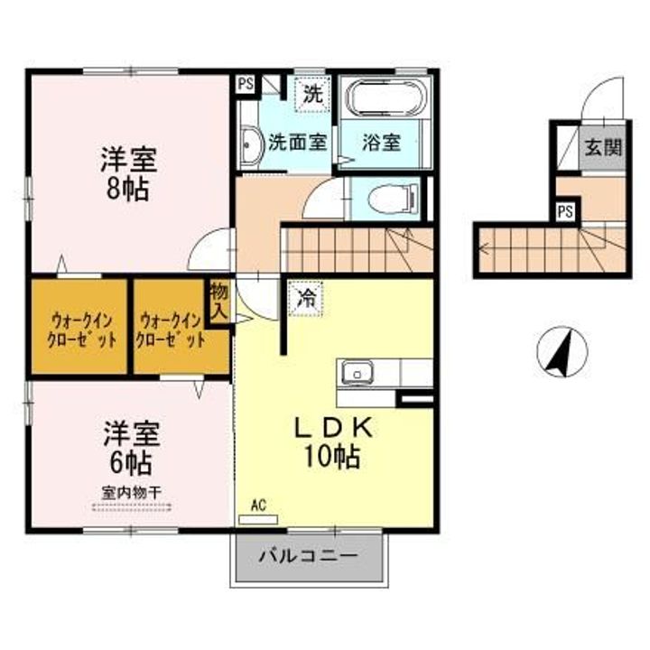 メゾン・ド・ロッシュの間取り