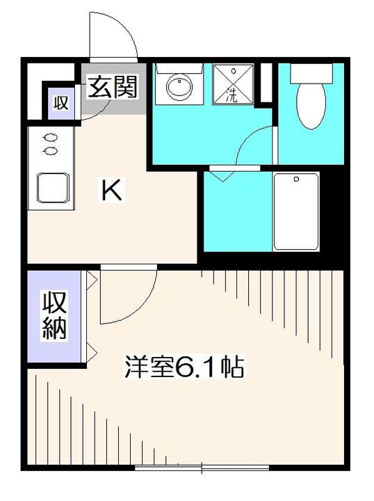 東京都西東京市保谷町3(アパート)の賃貸物件の間取り
