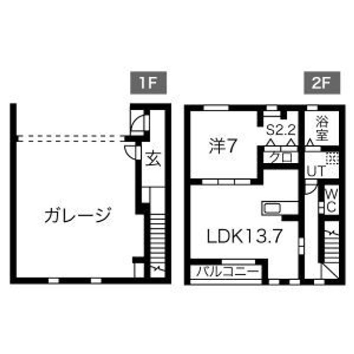 Garagea IIの間取り