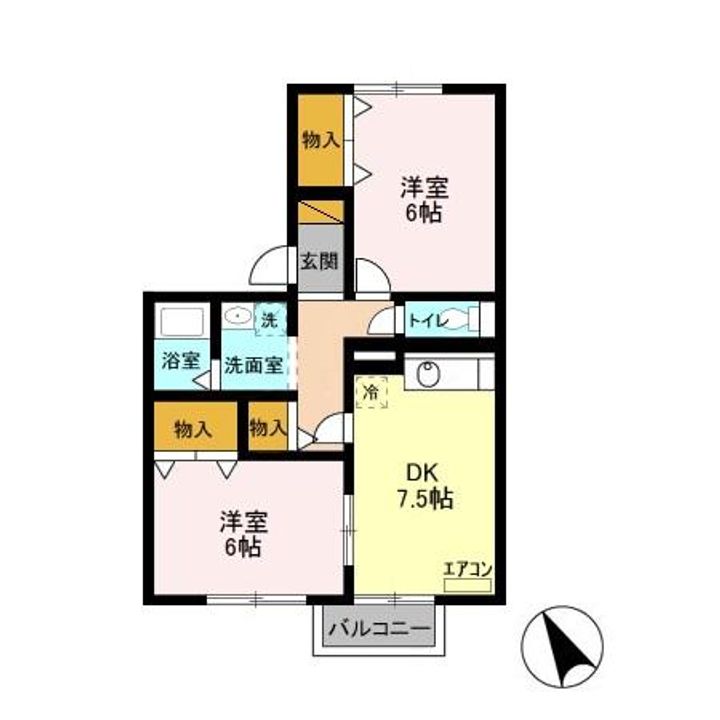 メゾンプレミールIIの間取り