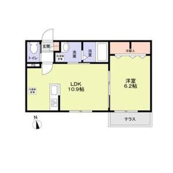 埼玉県川口市仲町(マンション)の賃貸物件の間取り