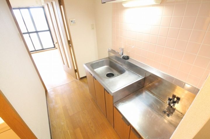 茨城県水戸市千波町(マンション)の賃貸物件のキッチン