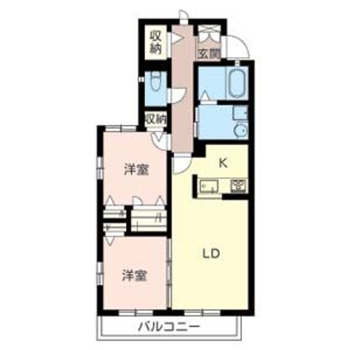 シャーメゾンからたちの間取り