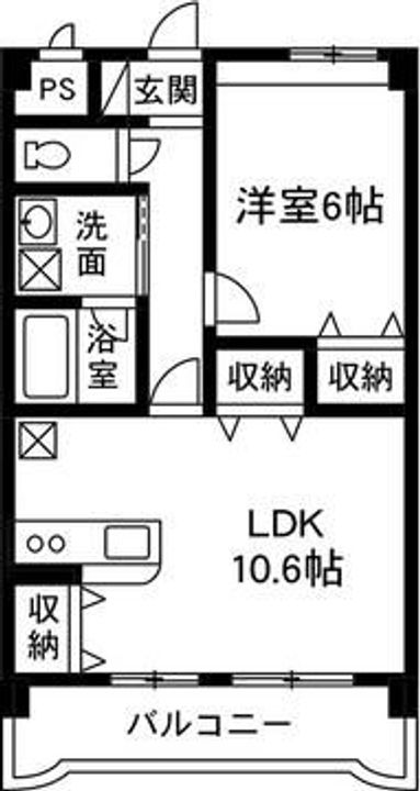 群馬県伊勢崎市昭和町(マンション)の賃貸物件の間取り