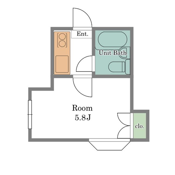 オレンヂハイツの間取り