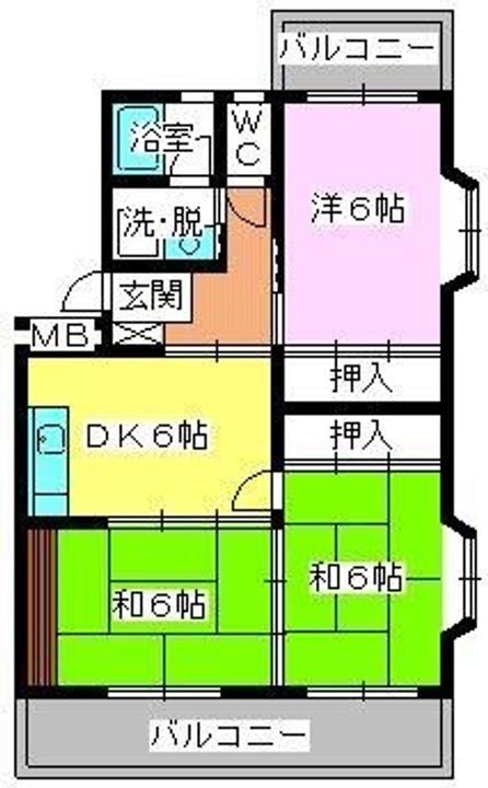 エクセレント古田の間取り