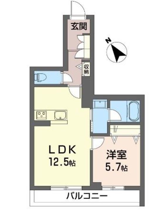 大久保クレストの間取り