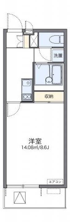大阪府守口市東郷通2(マンション)の賃貸物件の間取り
