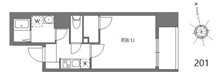 ジェイアール稲毛駅前レジデンスの間取り
