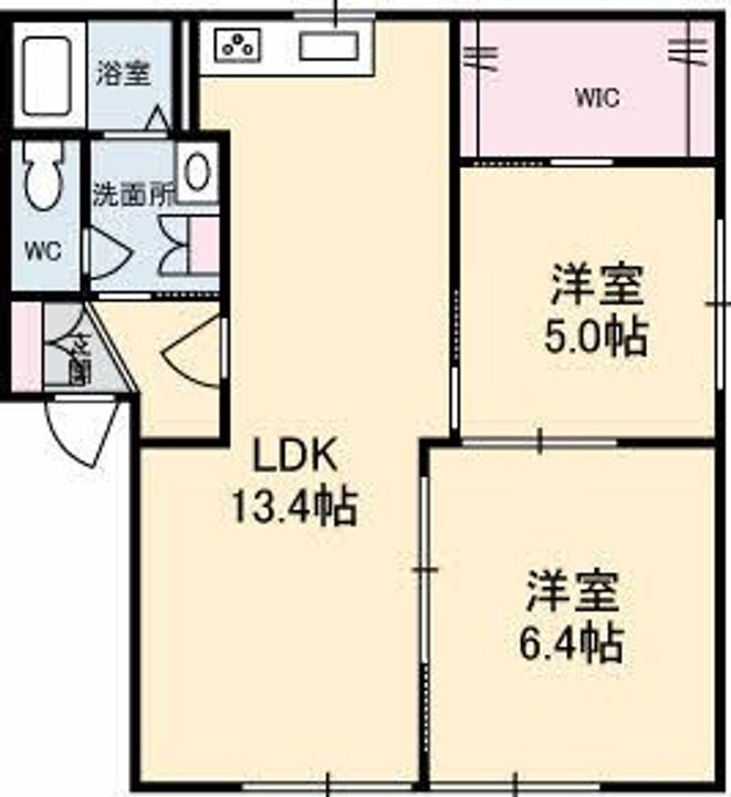 アブニール矢野東の間取り