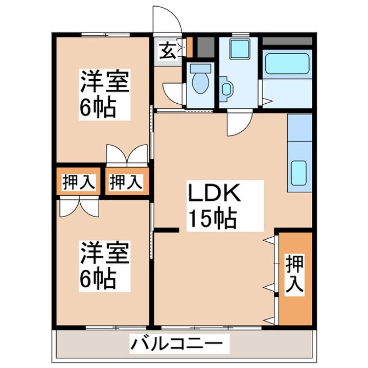 大森ビル御領の間取り