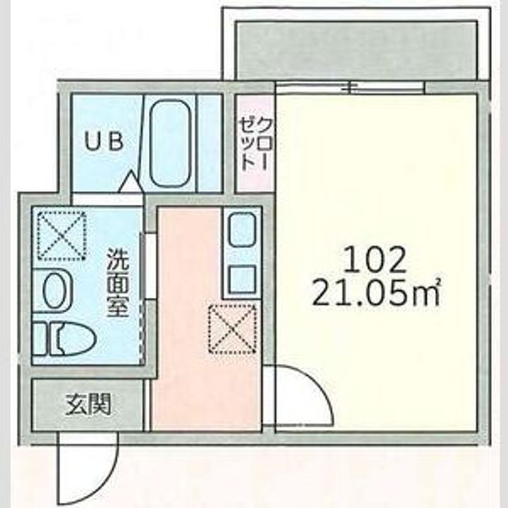 FIORE三ツ沢の間取り