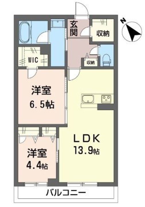 大久保クレストの間取り
