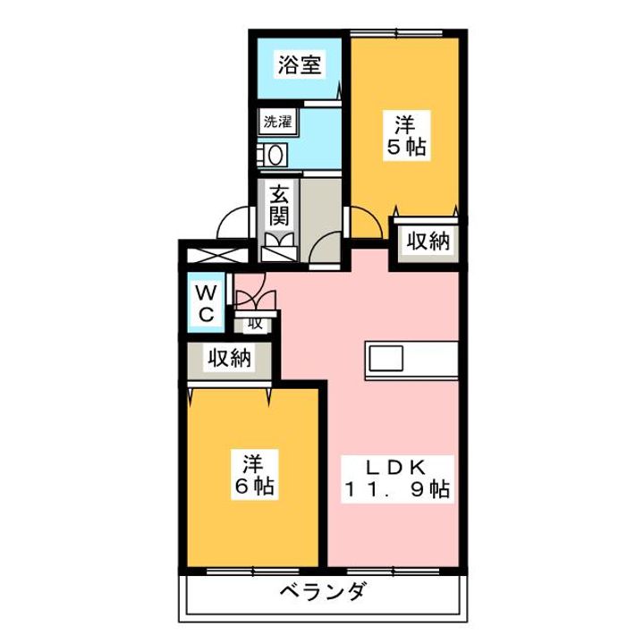 グローリアスM・T・Kの間取り