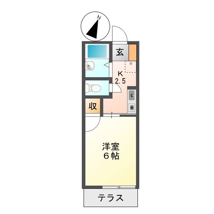 ドミトリーヒロの間取り