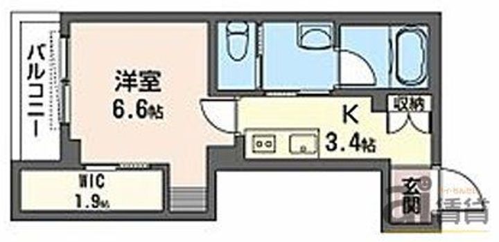 埼玉県志木市本町5(マンション)の賃貸物件の間取り