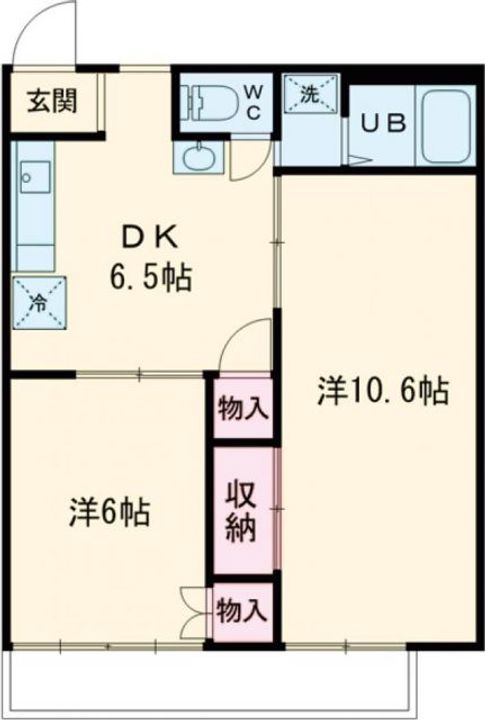 シティハイツ栗原の間取り