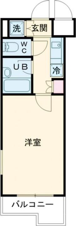 ルーブル高田馬場の間取り