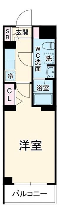 メインステージ武蔵中原フレイスの間取り