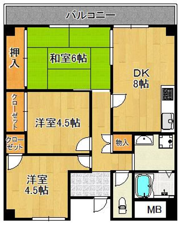 フォレスト神宮前の間取り