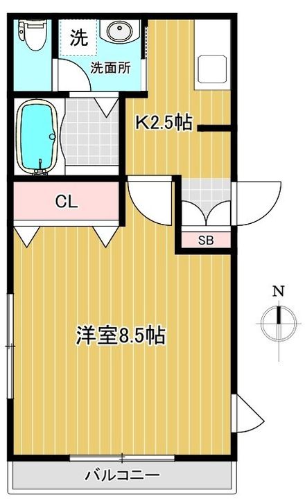 ガーデンヴィラ新中野の間取り