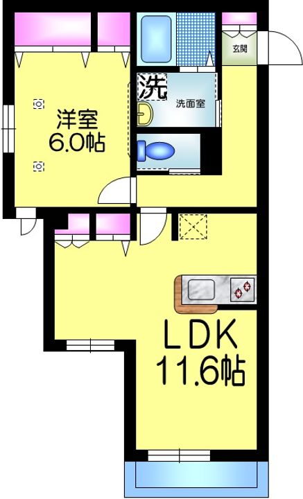プチメゾン菅野の間取り