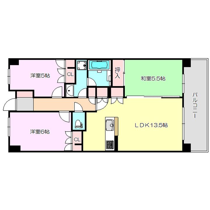 ザ・レジデンス東三国の間取り