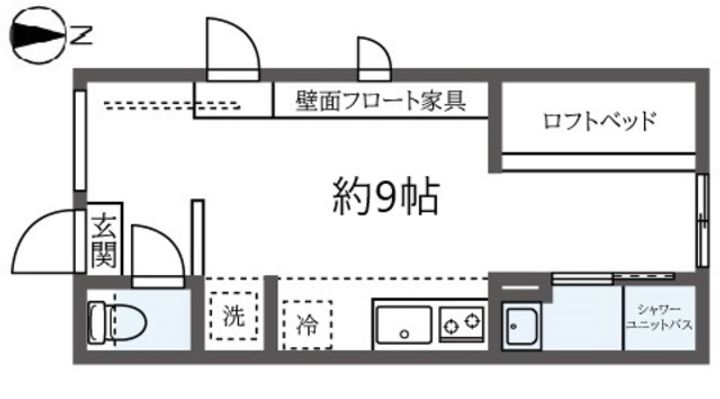 cent4ceの間取り