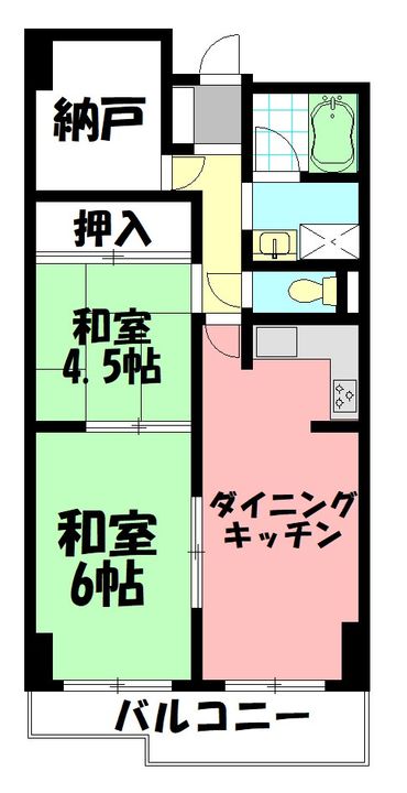 ソシエ弐番館の間取り