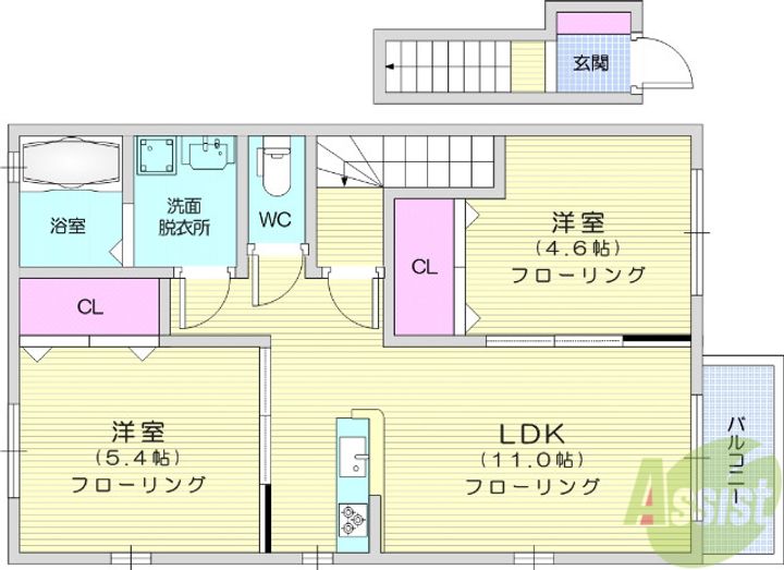 フォーリアの間取り