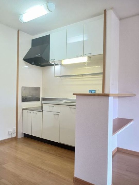 群馬県みどり市笠懸町阿左美(アパート)の賃貸物件のキッチン