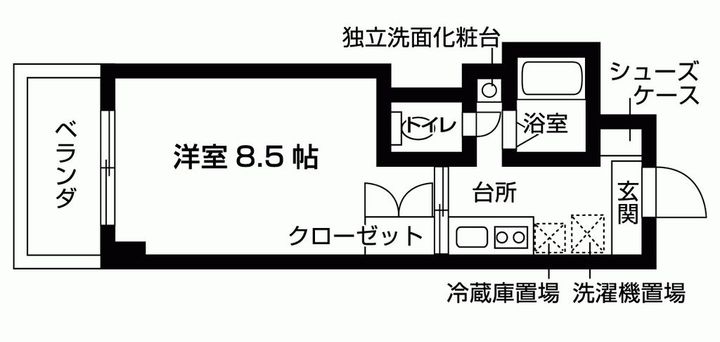 Viola Okuraの間取り