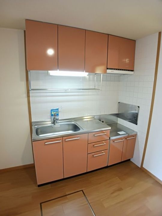 群馬県藤岡市小林(アパート)の賃貸物件のキッチン