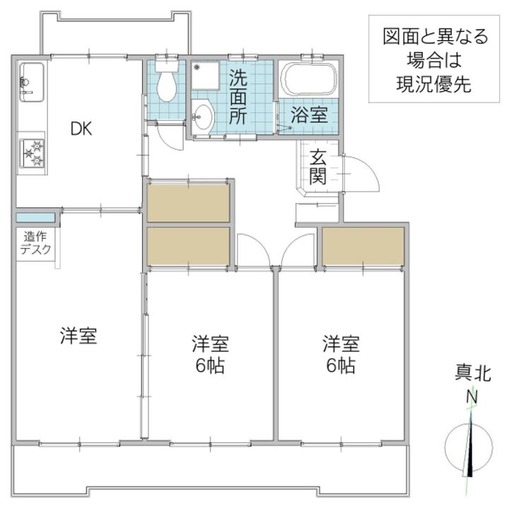 パークテラス長堀 6号館の間取り