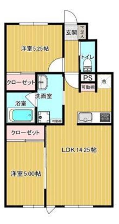 君の名を呼ぶの間取り