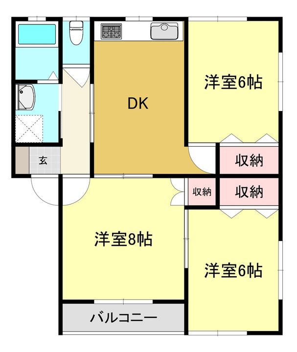 ハイツキリコの間取り