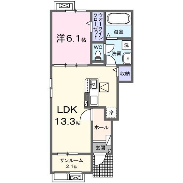 エグレットの間取り