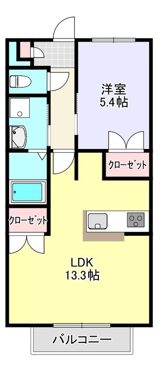 華蓮(かれん)の間取り