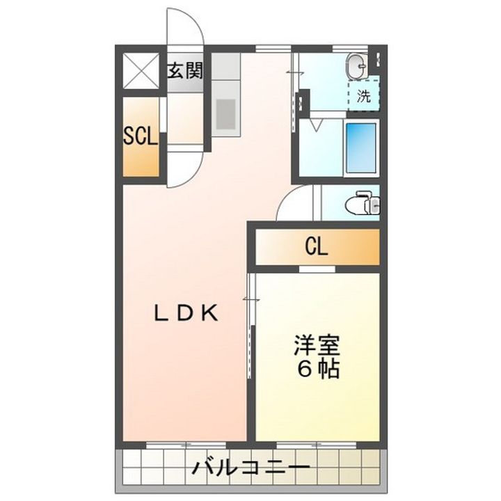 ロジュマン九の城の間取り