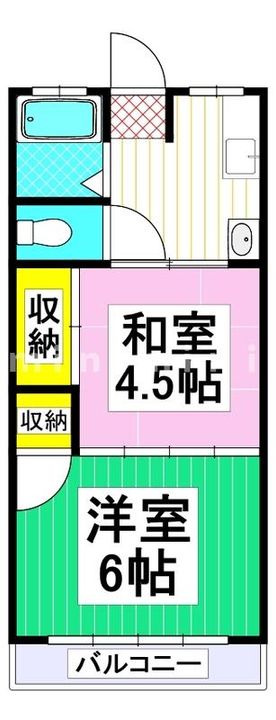 村上アパートの間取り