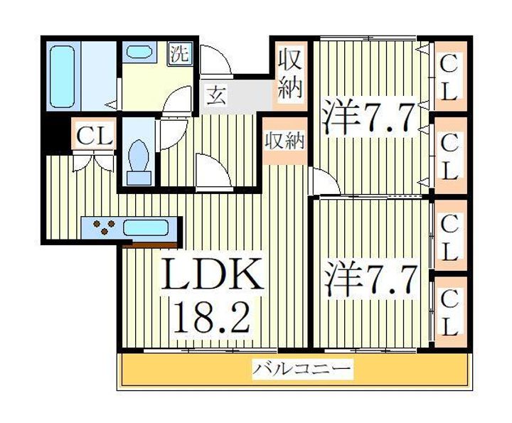 ELFORT柏の間取り